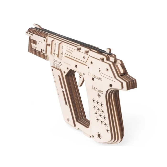 Деревянный конструктор «Бластер», пистолет - резинкострел