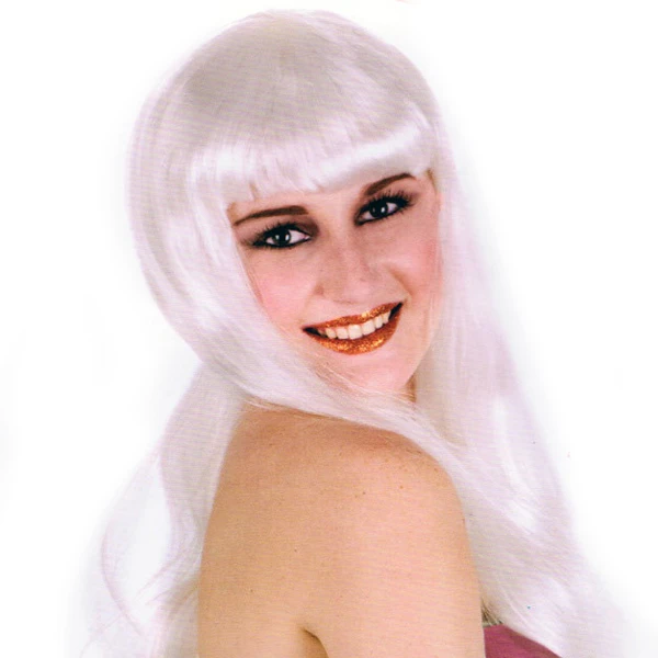 Парик Белый длинный