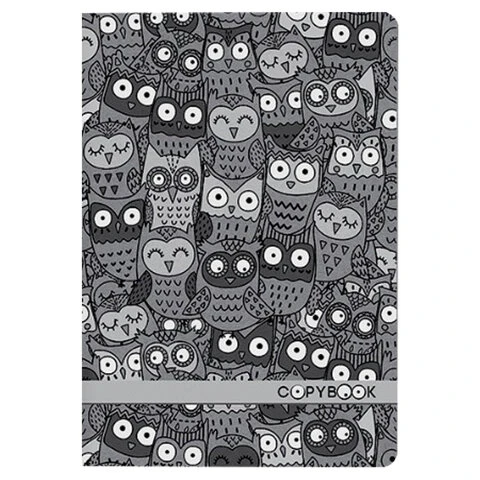 Тетрадь ЕВРО А5 40 л. BRUNO VISCONTI сшивка, клетка, Soft Touch, бежевая бумага