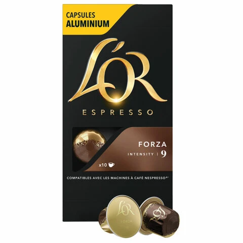Кофе в алюминиевых капсулах L'OR "Espresso Forza" для кофемашин