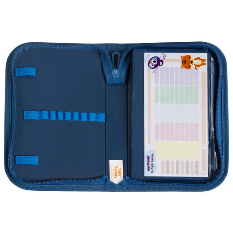 Пенал ЮНЛАНДИЯ by TIGER FAMILY 1 отделение, 1 откидная планка, ткань,