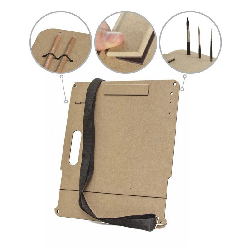 Планшет Сонет с магнитным зажимом А2, с ремнем,(53x63 см), МДФ,GPТ50025363