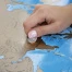 Политическая скретч-карта мира "Путешествия" 86х60 см, 1:37,5М, в