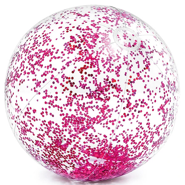Пляжный мяч GLITTER от 3 лет, 51 см., 2 цвета. И58070