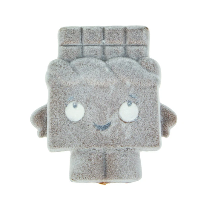 1TOY Игрушка-антистресс мммняшка флок squishy (сквиши) шоколадка, 52гр. Т16209