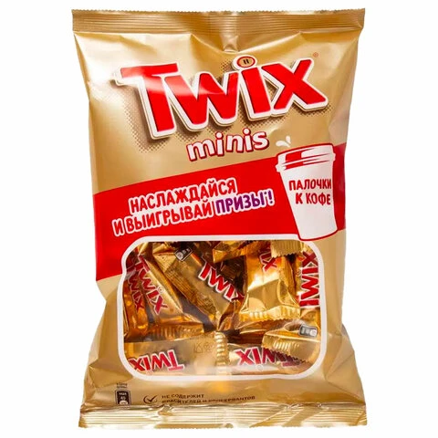 Шоколадные батончики TWIX "Minis", 184 г, 2263