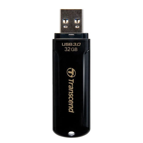 Флэш-диск 32 GB, TRANSCEND Jetflash 700, USB 3.0, черный, TS32GJF700