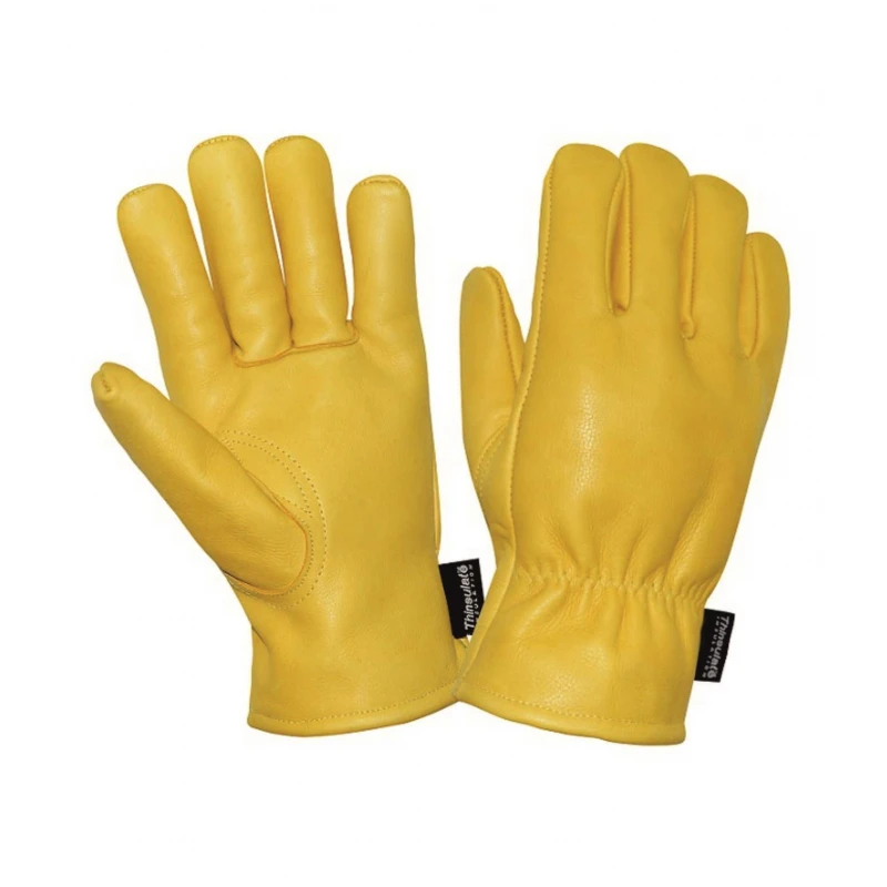 Перчатки защитные ДИГГЕР кожаные желтые КРС на ТИНСУЛЕЙТЕ (Размер 10,5)
