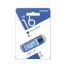 Флэш-диск 16 GB, SMARTBUY Glossy, USB 2.0, синий, SB16GBGS-B