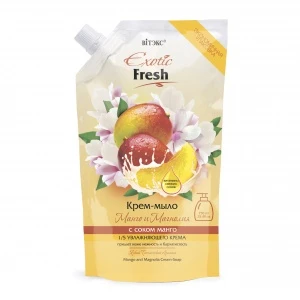 ВИТЭКС EXOTIC FRESH Крем-мыло МАНГО И МАГНОЛИЯ, дой пак 750мл/6шт, код 24 52