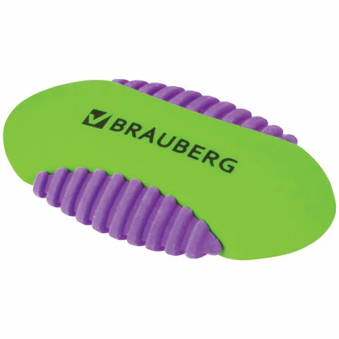 Ластик BRAUBERG "Mix S", 58х33х13 мм, ассорти, термопластичная резина,