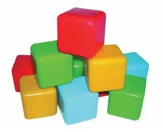 Кубики цветные 14001