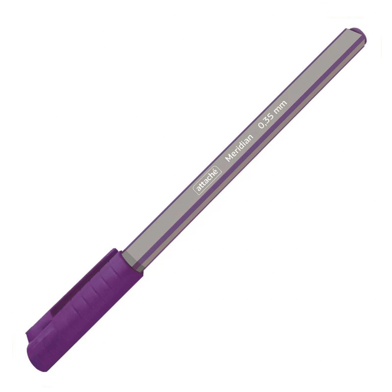 Ручка шариковая Attache Meridian, 0,35мм, фиолет.корп