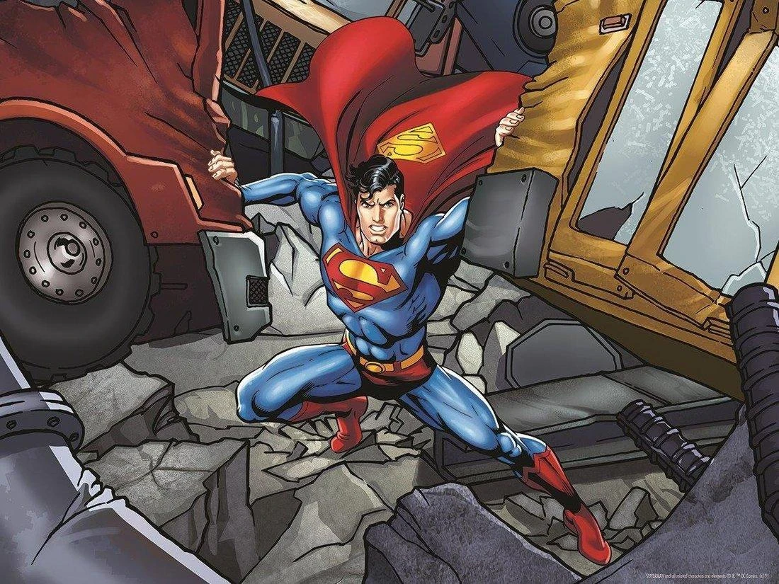 Пазл Super 3D Сила Супермена, 500 деталей