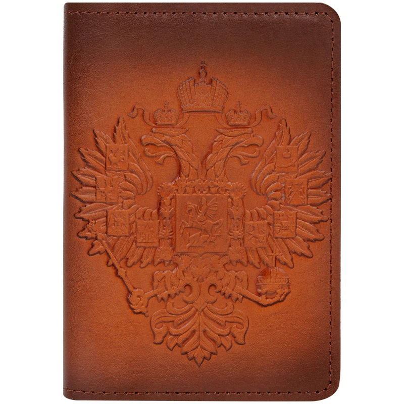 Обложка для паспорта Кожевенная мануфактура "Орел Российской Империи",