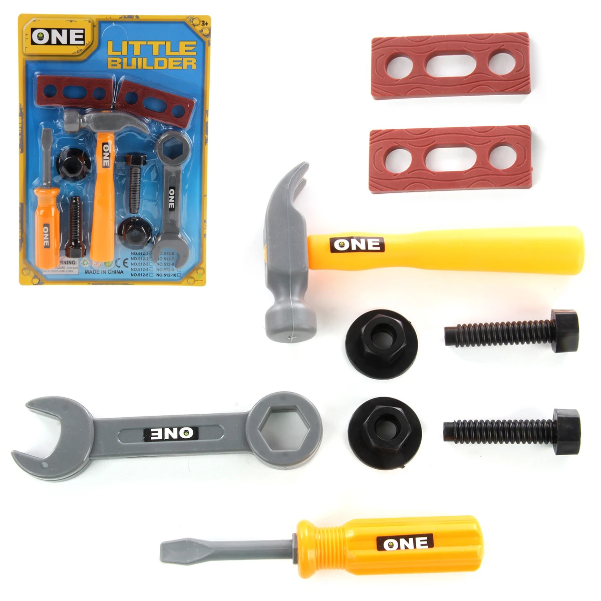 Игрушки для Мальчиков Набор строительных инструментов, на блистере (1702K181)