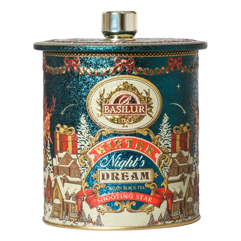 Чай BASILUR СОН ЗИМНЕЙ НОЧИ - ПАДАЮЩАЯ ЗВЕЗДА 100гр НГ