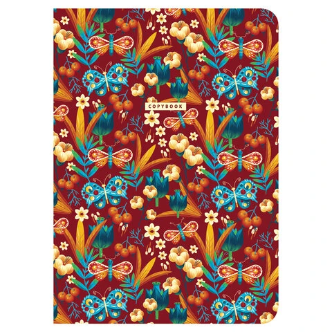 Тетрадь 60 л. в клетку обложка SoftTouch, бежевая бумага 70 г/м2, сшивка, В5