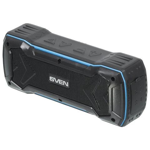 Колонка портативная влагозащищенная SVEN PS-220, 2.0, 10 Вт, Bluetooth, FM,