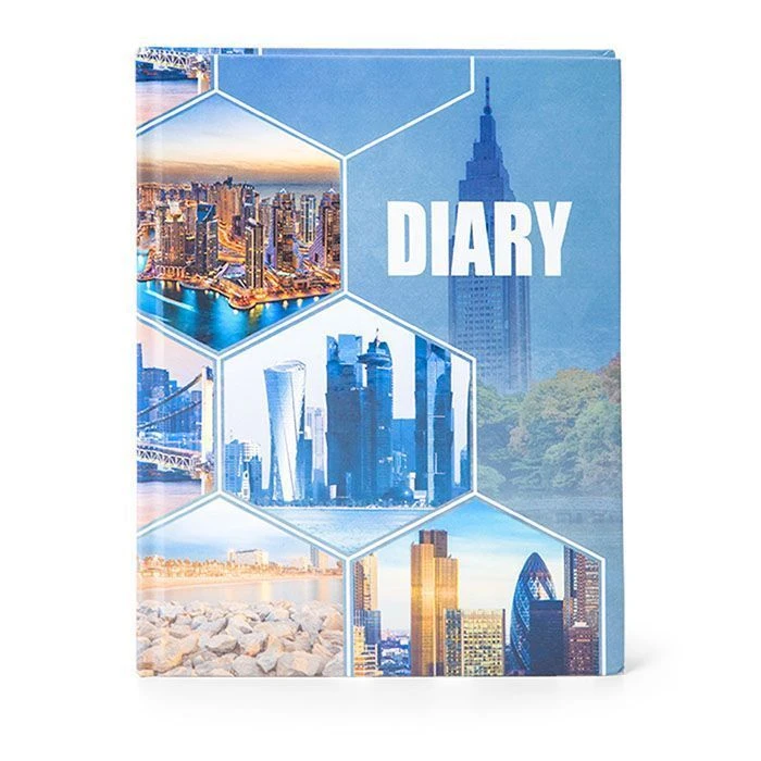 Ежедневник А6 недатированный 80 л. LITE CITY МЕГАПОЛИС тв.обл.