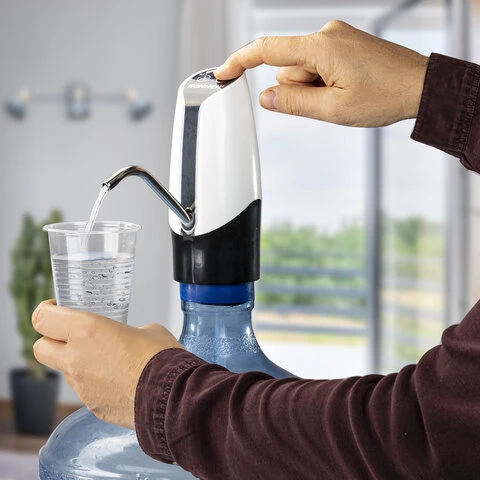 Помпа для воды электрическая SONNEN EWD152W, 1,5 л/мин, 2 РЕЖИМА, АККУМУЛЯТОР,