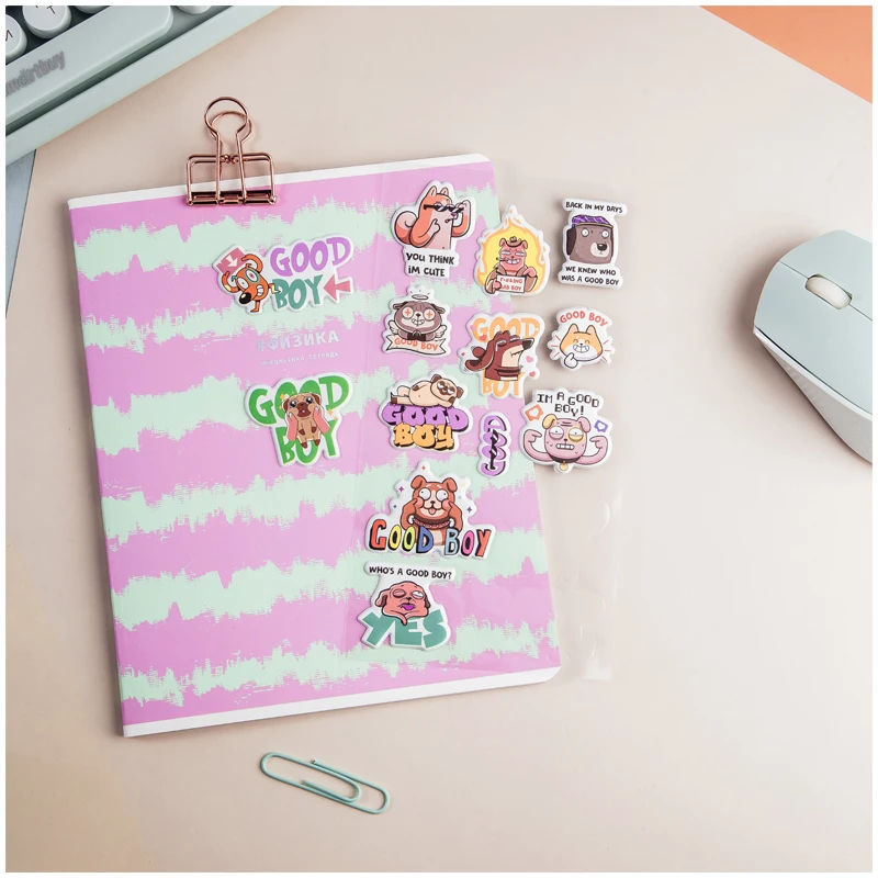 Наклейки объемные MESHU "Good boy", 10*19 см, пакет европодвес Наклейки объемные MESHU "Good boy", 10*19 см, пакет европодвес