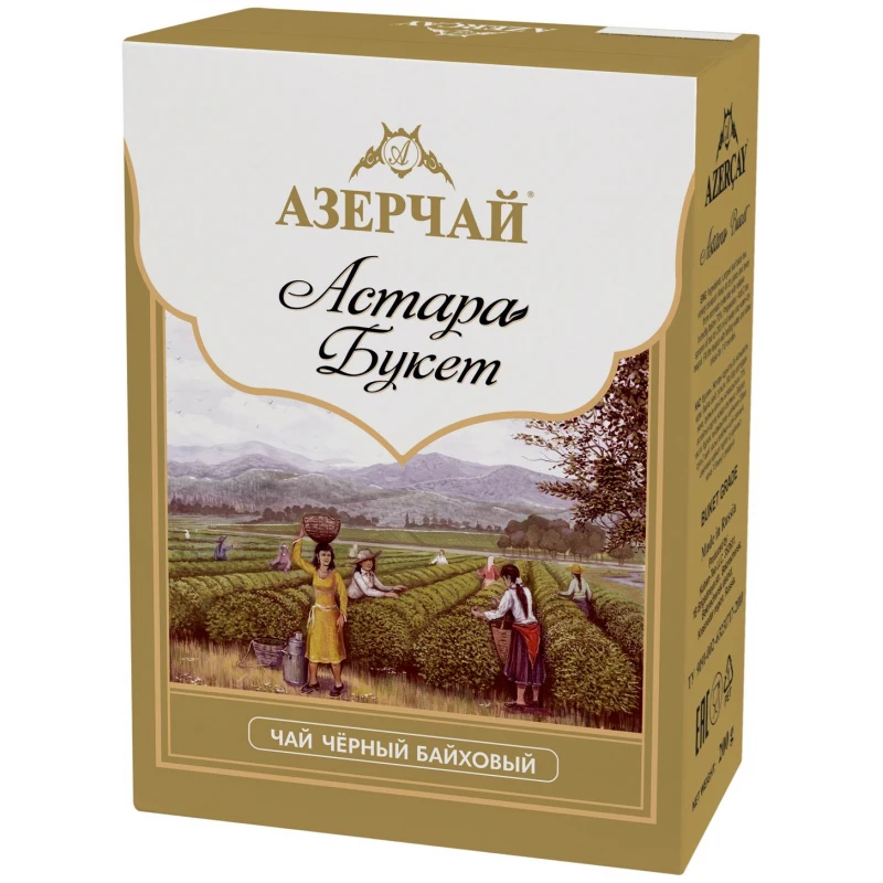 Чай Азерчай Астара Букет черный байховый крупнолист. в карт. уп., 200г. 416080