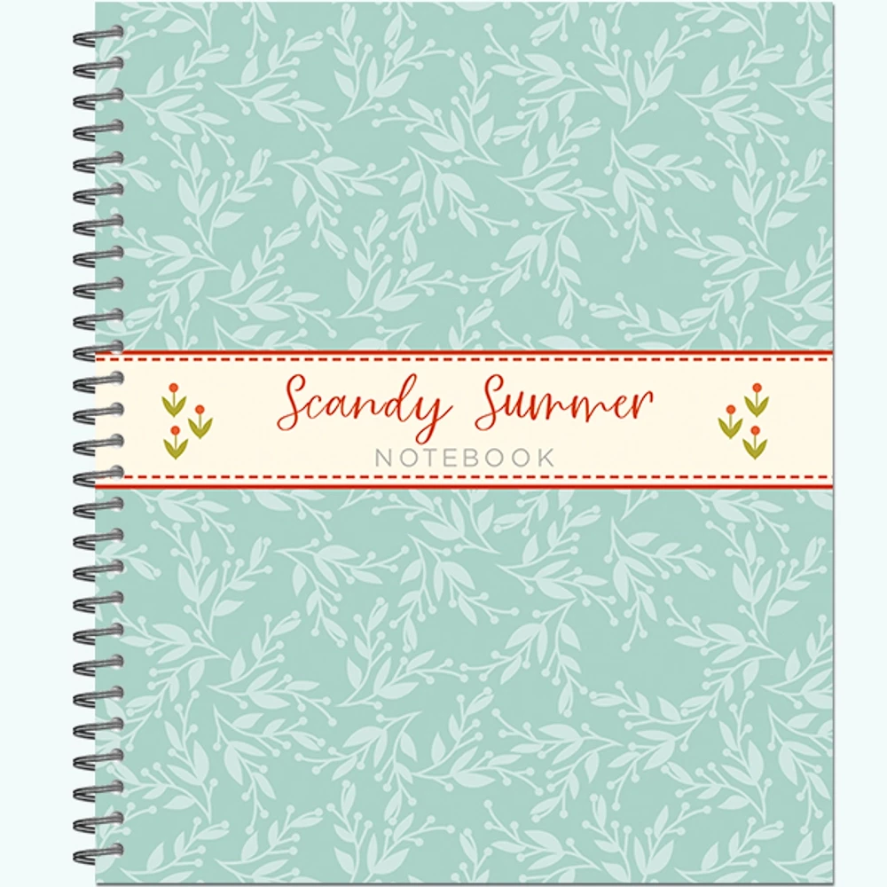 Тетрадь общая 48 листов "Scandy Summer Pattern", обложка -