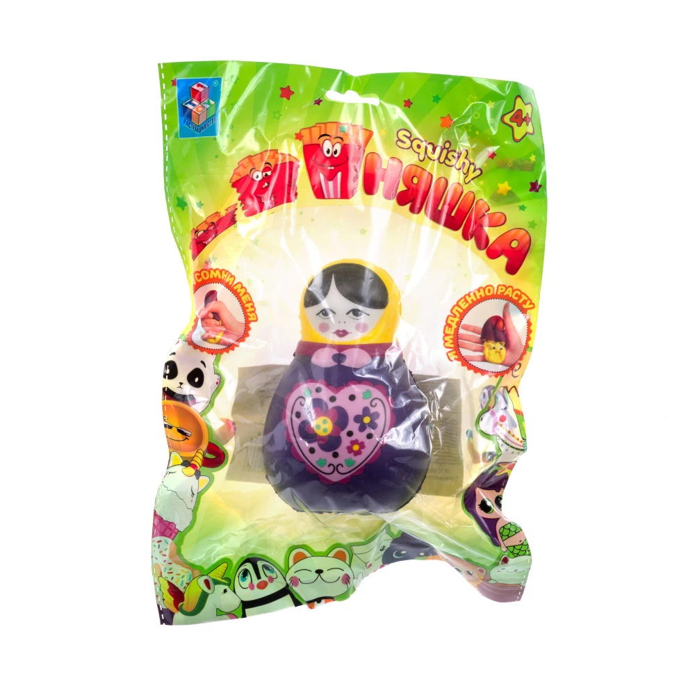 1TOY Игрушка-антистресс мммняшка squishy (сквиши), матрешка 34 гр. Т15854