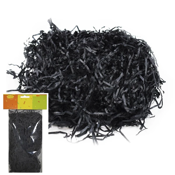 Декоративный бумажный наполнитель черный 30г