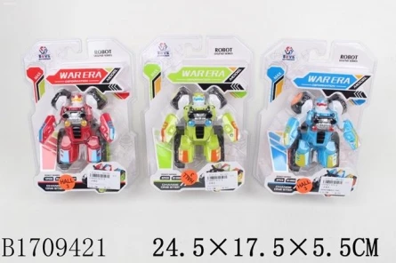 Робот-трансформер (17см) "ВОЕННЫЙ ТРАНСФОРМЕР" (3 вида в ассортименте,