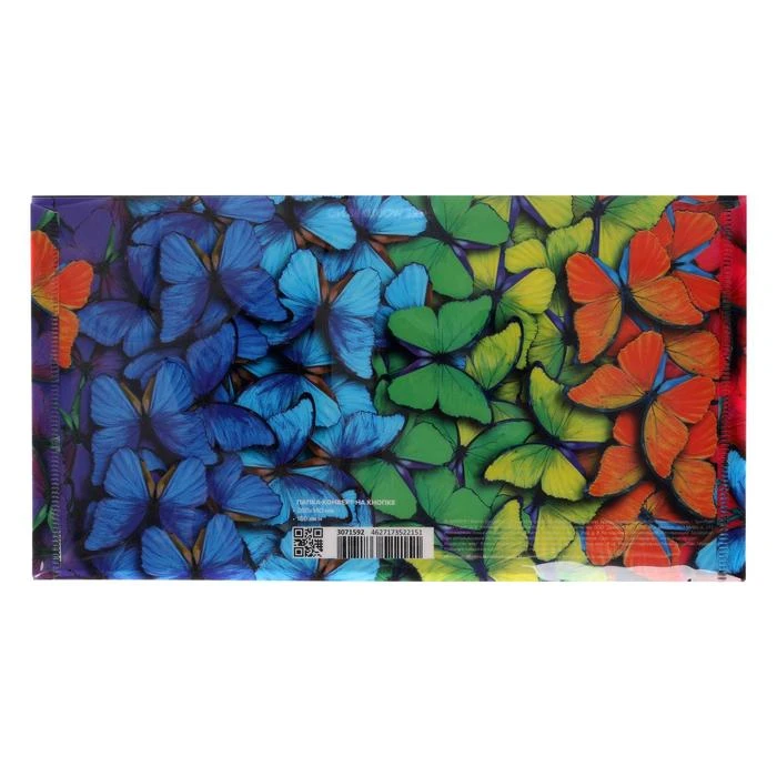 Папка-конверт на кнопке Travel (260 х 140 мм) deVENTE, горизонтальный, 150 мкм,