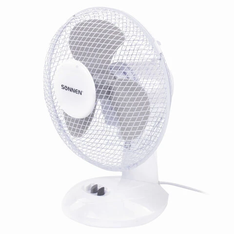 Вентилятор настольный SONNEN TF-25W-23, d=23 см, 25 Вт, на подставке, 2