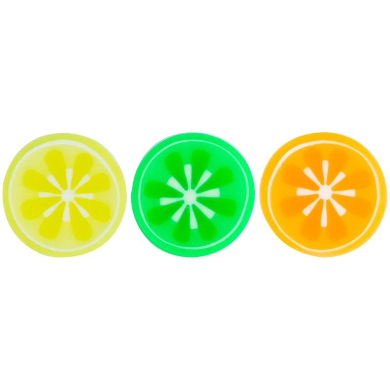 Ластик ArtSpace "Цитрусовые", круглый, термопластичная резина, Ластик ArtSpace "Цитрусовые", круглый, термопластичная резина,