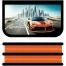Пенал 2отдел. 190*120мм Orange speed с откидной планкой