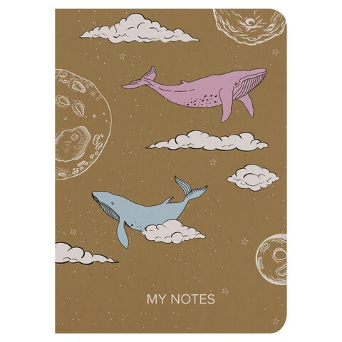 Тетрадь 60 л. в клетку обложка КРАФТ, бежевая бумага 70 г/м2, сшивка, В5 Тетрадь 60 л. в клетку обложка КРАФТ, бежевая бумага 70 г/м2, сшивка, В5