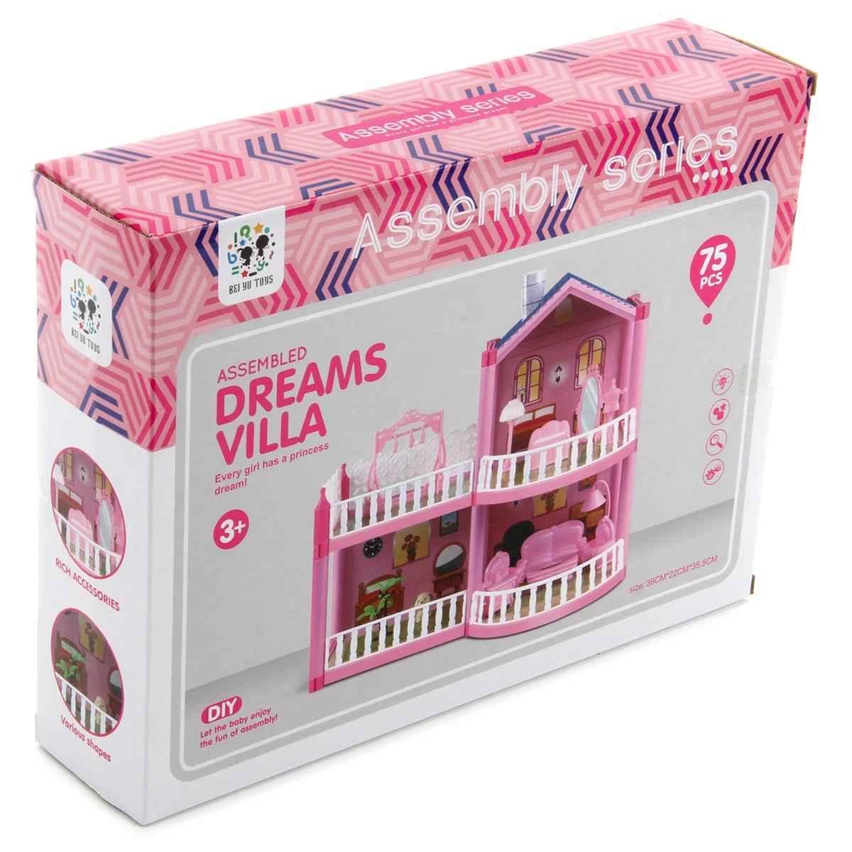 Дом для кукол, 31х7,5х23,5, коробка Дом для кукол, 31х7,5х23,5, коробка