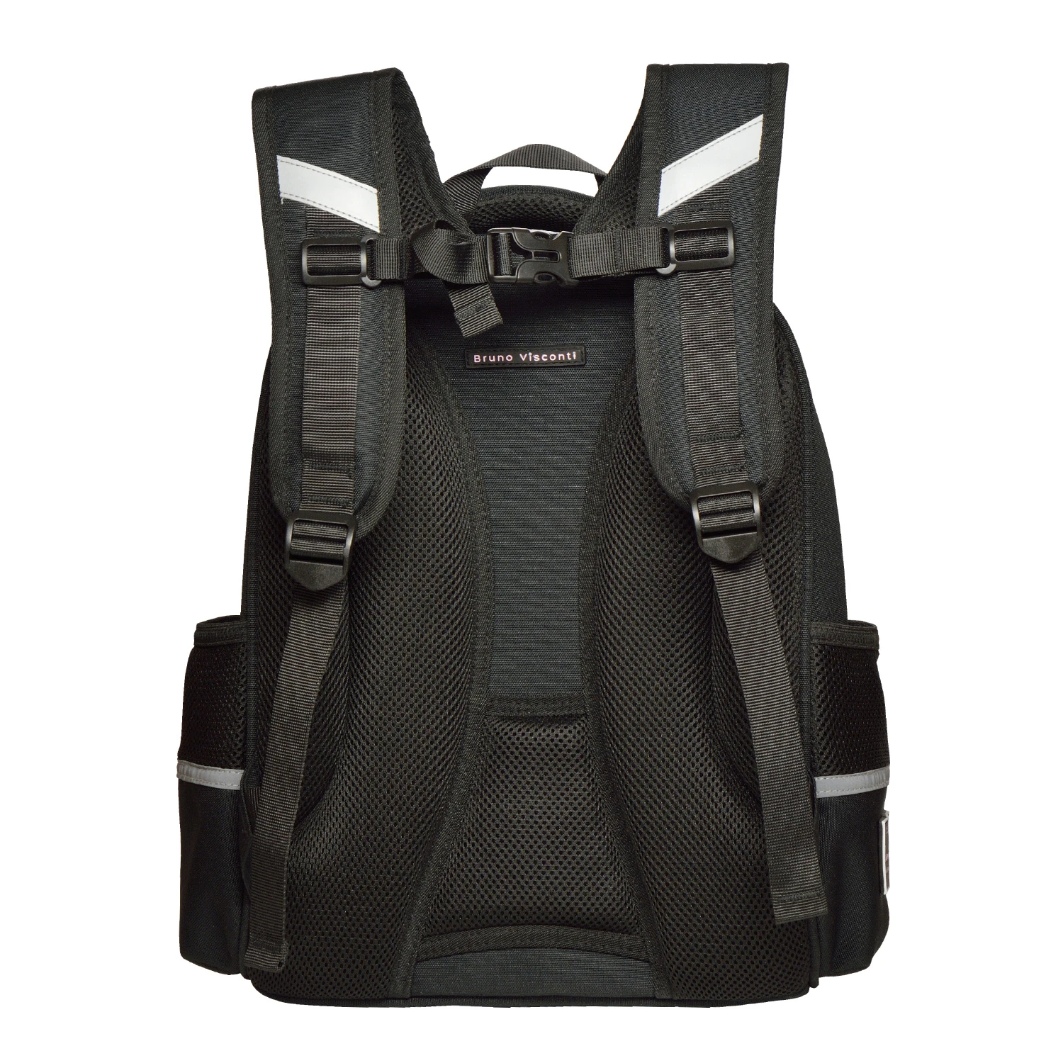 РЮКЗАК-КАПСУЛА ЧЕРНЫЙ С ЭРГОНОМИЧНОЙ СПИНКОЙ "ЖИРАФЫ.НАСТРОЕНИЕ"