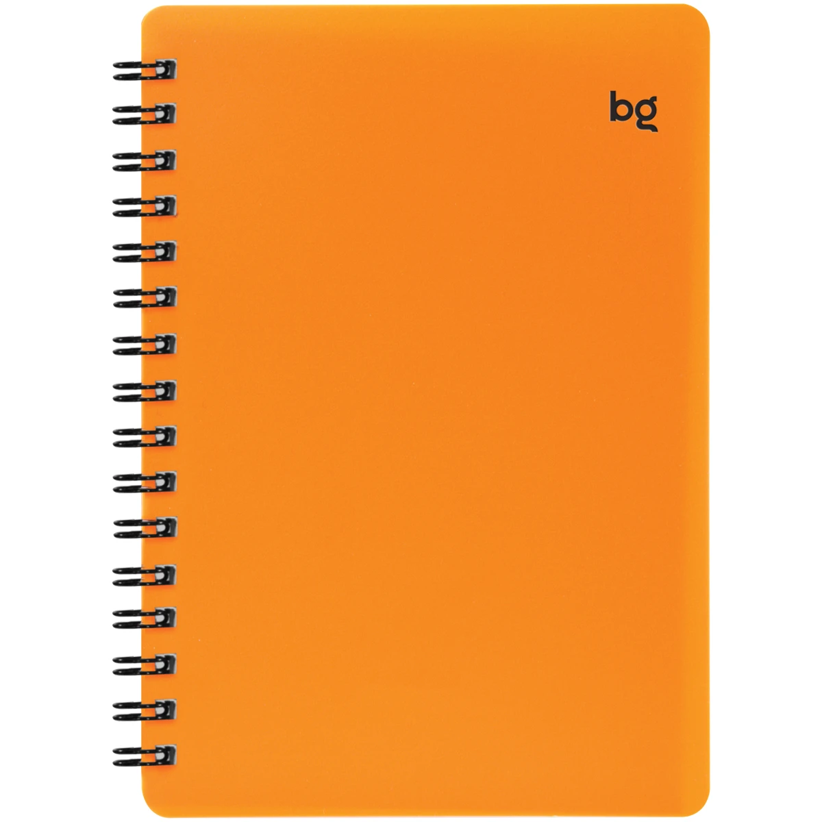 Записная книжка А6 60 листов, на гребне BG "Neon", оранжевая