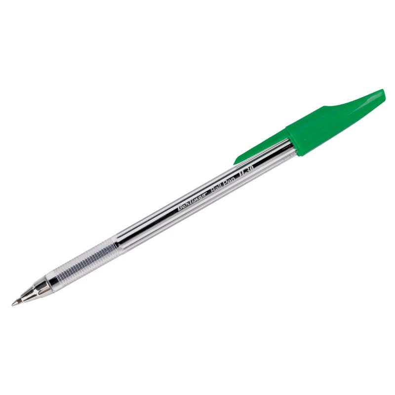 Ручка шариковая "H-30", зеленая, 0,7мм: KS2918