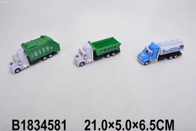 Машинка инерционная (21см) "Трак" 3 вида микс, в пакете (Арт. 1834581)