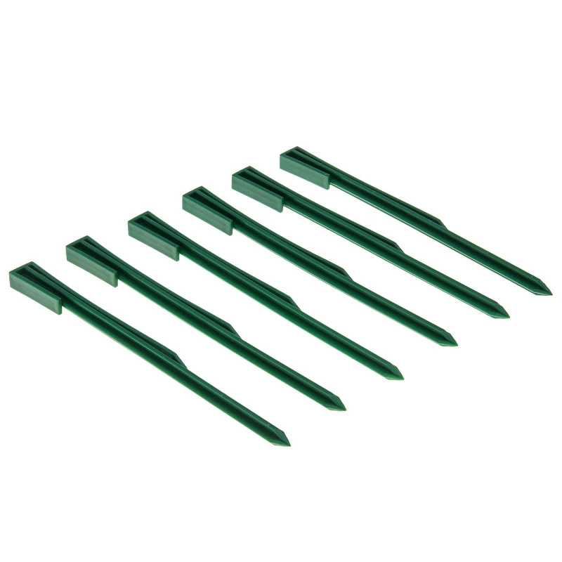 Колышек для крепления бордюрной ленты, набор 6 шт., хаки,1168262