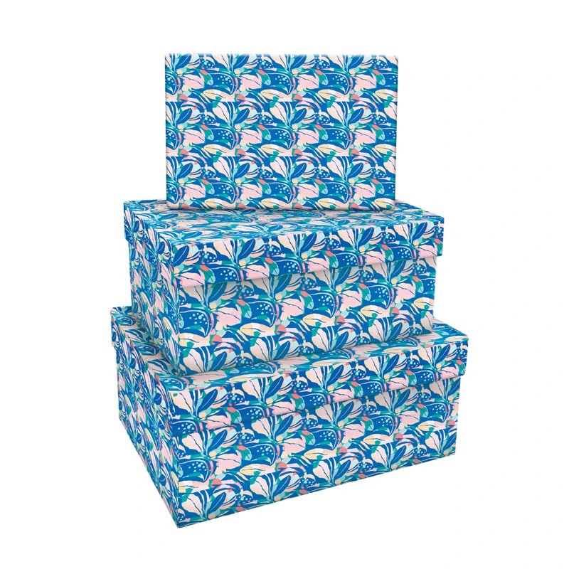 Набор прямоугольных коробок 3в1, MESHU "Best moments",