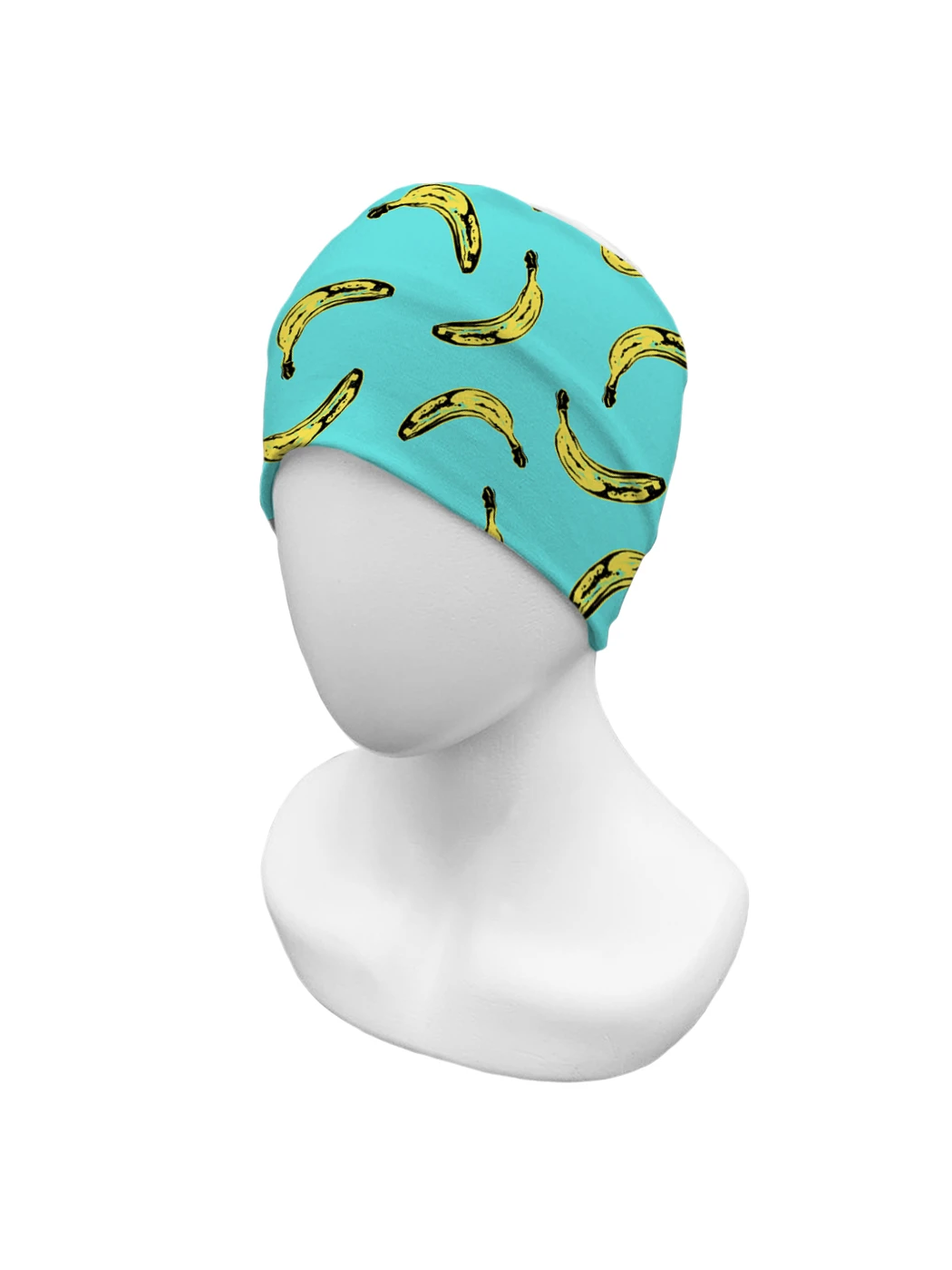 Повязка на голову sfer.tex женская Бананы голубой Повязка на голову sfer.tex женская Бананы голубой