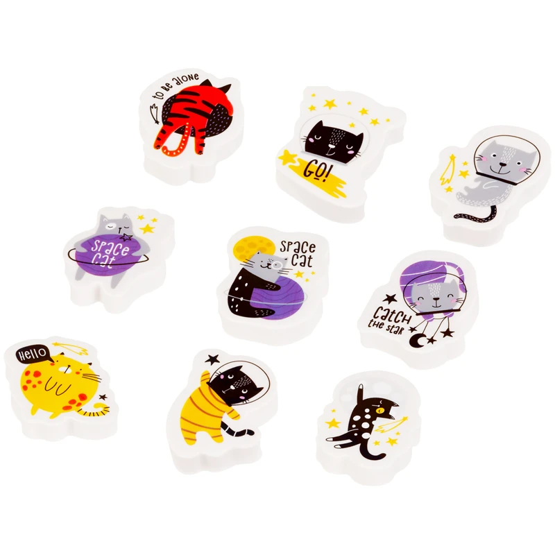 Ластик MESHU "Space Cat", фигурный, термопластичная резина, Ластик MESHU "Space Cat", фигурный, термопластичная резина,