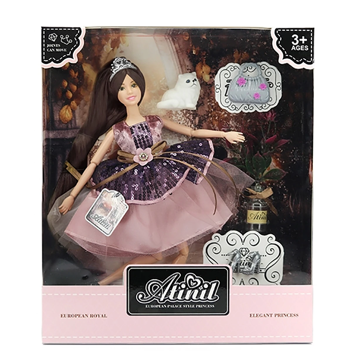 Кукла шарнирная "Atinil", 28х6,5х32,5, коробка