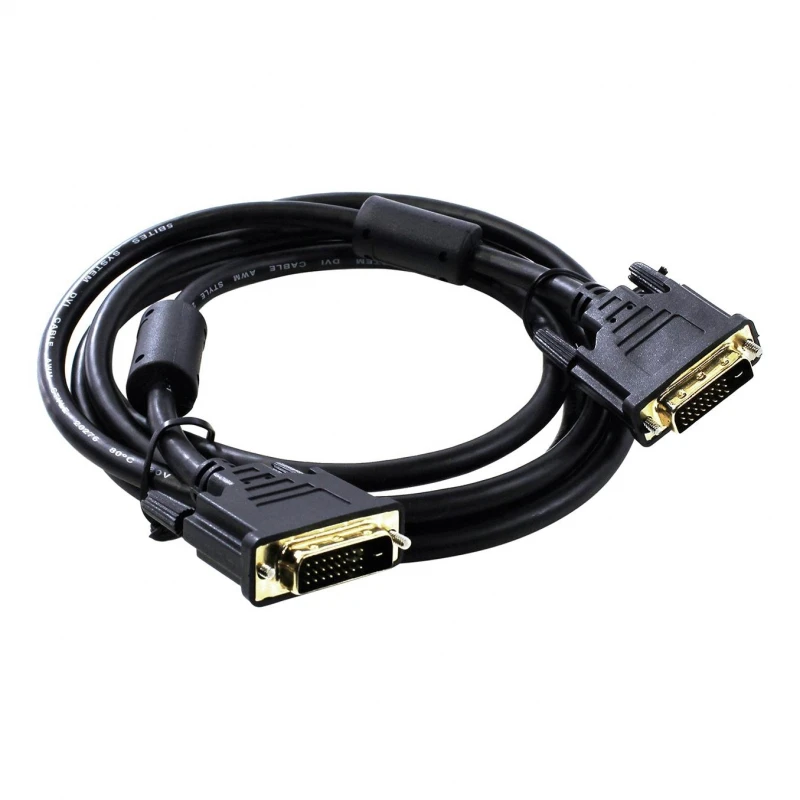 Кабель DVI-D - DVI-D, 25М/25М, Dual Link, 2 м, фер, 5bites, APC-096-020