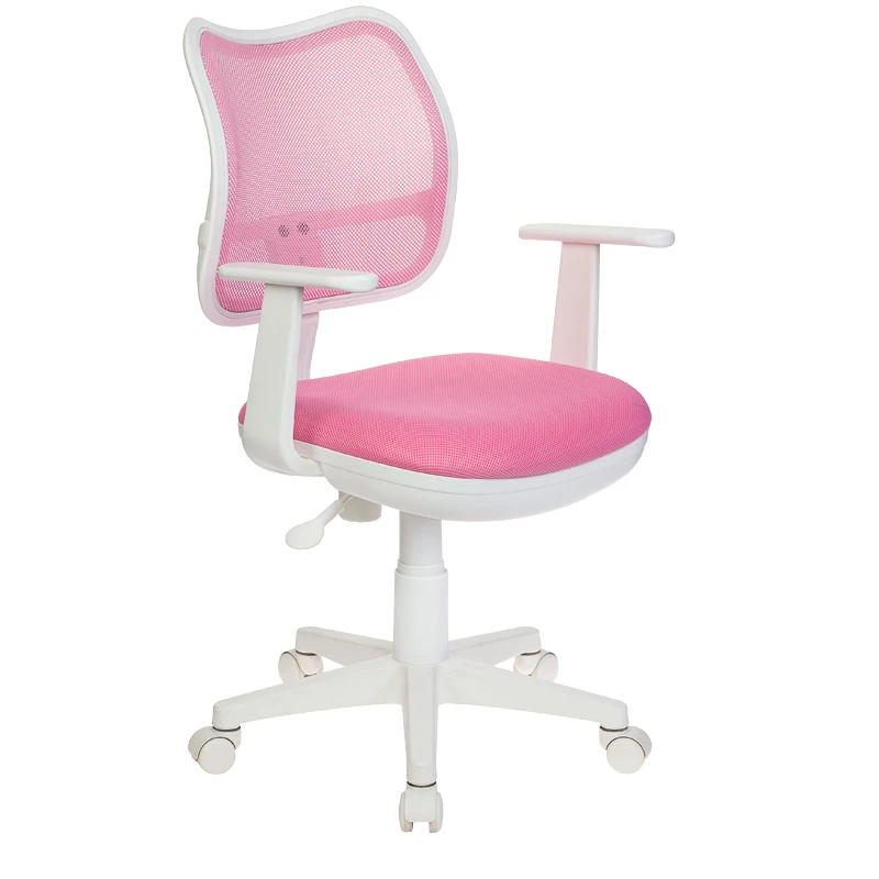 Кресло детское Бюрократ CH-W797, PL, ткань розовая/сетка, механизм качания,