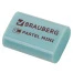 Ластик BRAUBERG "Pastel Mini", 27х18х10 мм, ассорти пастельных цветов,