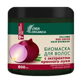 Family Cosmetics LINEA ORGANICA Биомаска для волос КРАСНЫЙ ЛУК (Увеличение силы